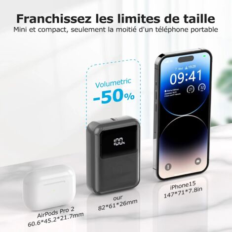 Powerbank Solaire 20000 MAh Avec Manivelle – Lampe LED, Alarme SOS, Boussole