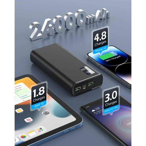 UGREEN Batterie Externe 20000mAh 22.5Wavec Câble USB C