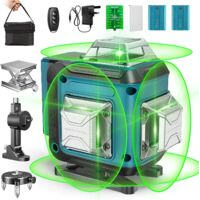 Laser de Nivellement Vert 4D 16 Lignes Portée 30m Nivellement Auto