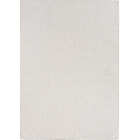 Ayyildiz Tapis Moderne - Structure 3D Cube - Motif Tressage - Salon Tapis Court - Creme - 80 cm x 250 cm (1/5)