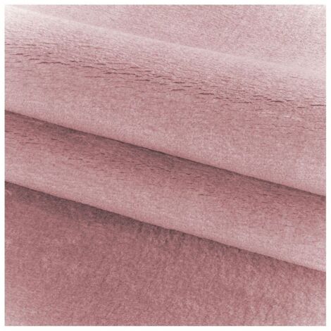 Tapis en microfibre doux uni antidérapant rond Dave Rose Ø 160 (1/5)