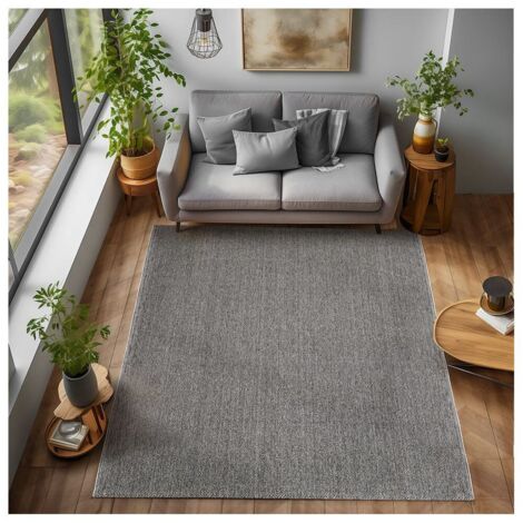 Tapis Universel Loom - 240 cm x 340 cm - Gris - Résistant ŕ l'eau - Facile ŕ nettoyer (1/5)