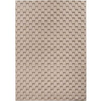 Ayyildiz Tapis Moderne - Structure 3D Cube - Motif Tressage - Salon Tapis Court - beige - 170 cm x 120 cm