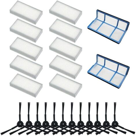 Seitenbürsten-Primärstaubfilter mit effizientem HEPA-Filter für iLife V5/V5s/V3/V3s/V5pro/V50/V55/X5/V5s Pro Saugroboter (1/5)