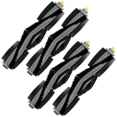(4 Stück) Kompatibel mit ECOVACS DEEBOT X1/ X1 Omni/ X1 Turbo/ X1 PRO Omni/ T10/ T10 Omni/ T10 Plus/ T20/ T20 Omni. Hauptbürsten-Ersatzteile für Saugroboter (1/5)