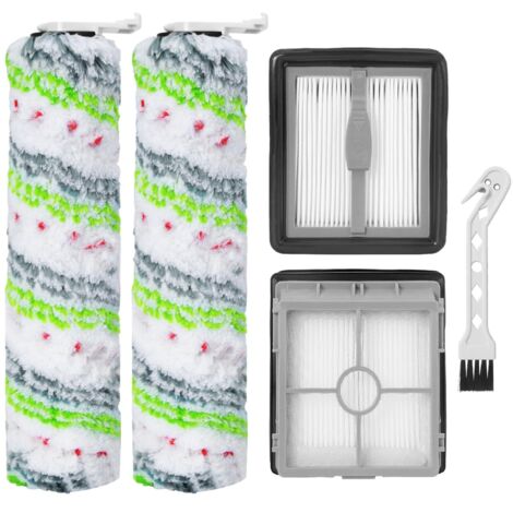 Bissell Crosswave X7 plus Cordless Pet Zubehör 2955N 3479N 2 Tier-Bürstenrollen, 2 HEPA-Filter, 1 Reinigungsbürste (1/5)