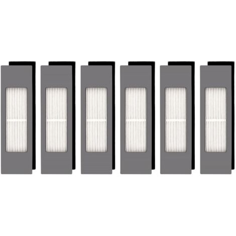 (6 Stück) 950 HEPA-Filter Kompatibel mit Ecovacs DEEBOT OZMO N10 N10 Plus T5 T8 T9 T8 AIVI Max 920 950 N5 N7 N8+ N8 Pro Plus DX55 DX93 DJ65, Ersatzteile für Staubsaugerfilter (1/5)