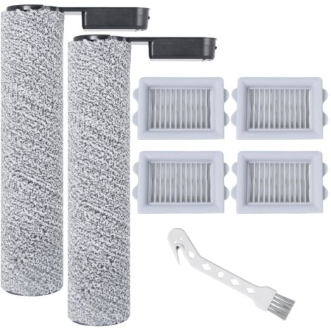 Roller Brush und HEPA-Filter für Roborock Flexi/Flexi Pro Staubsauger Zubehör (2 Rollerbürsten, 4 HEPA-Filter, 1 Reinigungsbürste) (1/5)