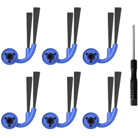 6 Stück Seitenbürsten Zubehör für Ecovacs Deebot X9 Pro Omni, X11 Pro Omni, X11 Pro Omni Ersatzteile für Seitenbürsten, X11 Pro Omni Zubehör (1/5)