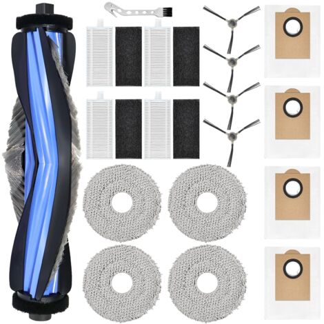 Zubehör für LEFANT M3 / M3 Gen2 Staubsauger Ersatzteile, 1 Hauptbürste, 4 Wischtücher, 4 Ersatzfilter, 4 Staubbeutel, 4 Seitenbürsten, 1 Reinigungsbürste (1/5)
