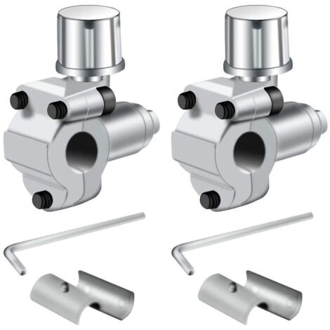 2 Piezas Kit Válvula de Perforación BPV-31, Válvula para Grifo de Refrigerador, Compatible con Tubos de 1/4", 5/16", 3/8" para Aire Acondicionado HVAC (1/4)