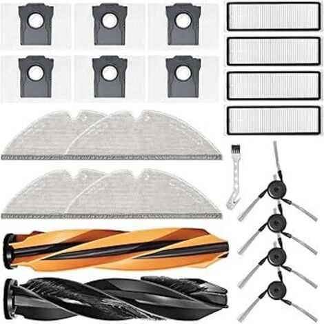 Ersatzteile für Dreame D20 Pro Plus Staubsauger: Hauptbürste, Mikrofasertücher, Staubbeutel, Seitenbürsten, Filter (1/5)
