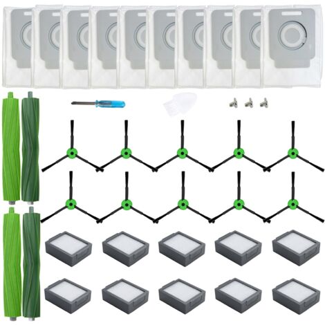 Ersatzteile für iRobot Roomba Serie I i1+ i2+ i3+ i4+ i6+ i7+ i8+, Serie J j5+ j6+ j7+ j8+ j9+: Staubbeutel, Filter, Seitenbürsten, Hauptbürsten (1/5)