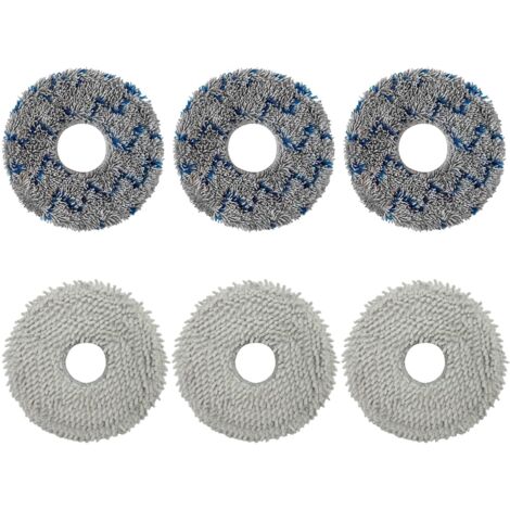 6 Reinigungstücher für Ecovacs Deebot T50 Pro Omni/N30 Pro Omni/T30 Pro/T30S/T20 Omni/T10 Omni/X1 Omni/X2 Omni Saugroboter (1/5)