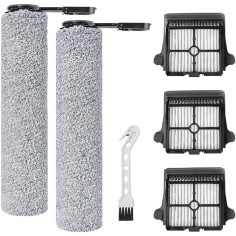 Bürstenrolle und HEPA-Filter für Tineco FLOOR ONE S7 Combo / S7 FlashDry / FLOOR ONE Switch S7 Staubsauger-Zubehör, 2 Bürstenrollen, 3 HEPA-Filter, 1 Reinigungsbürste (1/5)