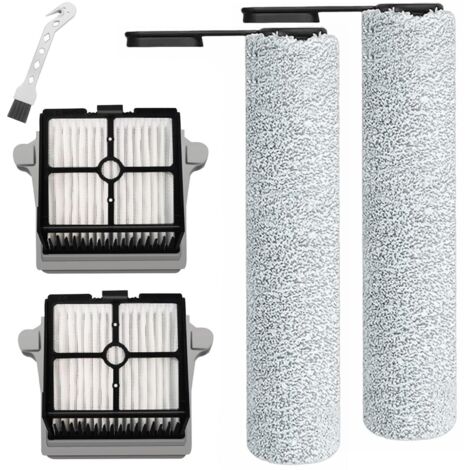 Rollenbürste + Filter Ersatzteile für Tineco FLOOR ONE S7 Pro/S6 (Version 1) Staubsauger, Zubehörset 2 Rollenbürsten + 2 Filter, FW200700DE/FW200300US/FW110700DE/FW110500US (1/5)