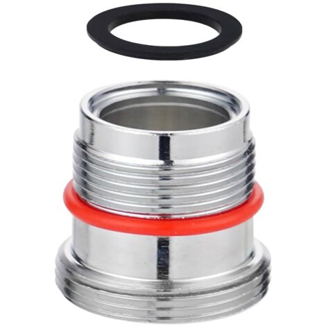 M18,5-M22 Wasserhahnbelüfteradapter aus Messing, Außengewinde für Badezimmerarmatur und Wasserfilter. (1/5)