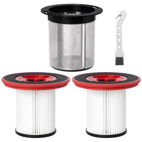12040193 Ersatzfilter für kabellosen Bosch Unlimited Serie 7 Staubsauger BKS711XXL BBS712A BKS711MALL BBS711W BCS711GB, 1 Edelstahl-Vorfilter + 2 HEPA-Filter + 1 Reinigungsbürste (1/5)