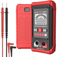 Digitalmultimeter, Multifunktions-Voltmeter 4000 Punkte, Messung von AC- und DC-Spannung, Widerstand, Durchgang, NCV, Neutralleiter- und Spannungsdetektion sowie weitere Funktionen