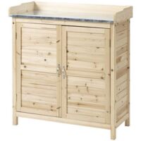Armoire de Jardin Remise pour Outils sur Pied Placard