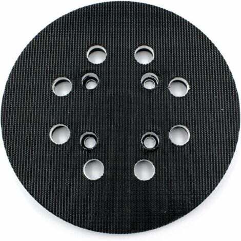 XVX – Plateau de ponçage 125 mm – Finition moyenne pour ponceuses excentriques Bosch – Compatible avec disques abrasifs Velcro 8 trous