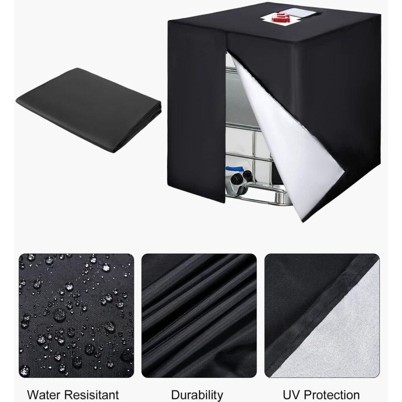 Bâche de protection pour réservoir d'eau 1000 l - Pour réservoir IBC