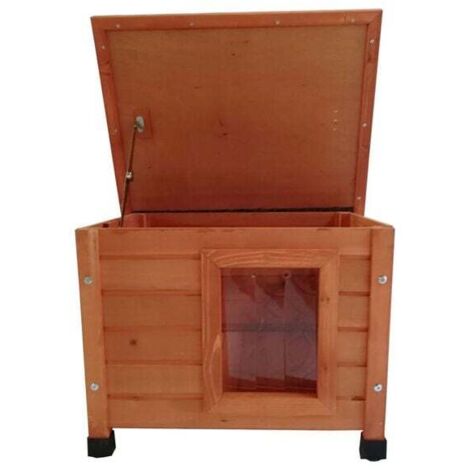 Maison Pour Chat D'Extérieur Isolée Hiver - Abri Avec Sol Surélevé, Tente Imperméable Pour Jardin Et Terrasse