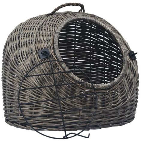 Abri Extérieur Imperméable Pour Chat - Niche Confortable Pour Chats Errants, Petits Chiens, Lapins - Avec Toit Débordant Et Rideaux - Jardin, Camping
