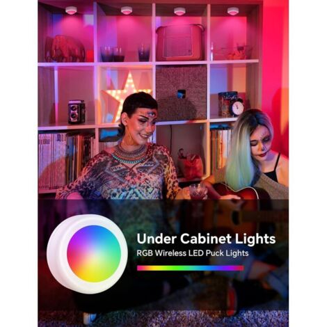 Led Etagere Kinamy Lampe Placard Detecteur De Mouvement, Eclairage LED Cuisine Sous Meuble 3 Pièce Led Sans Fil Rechargeable