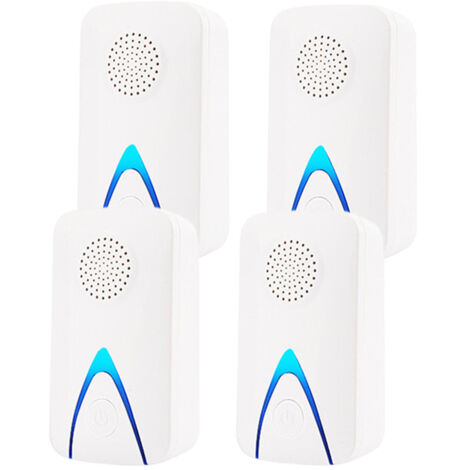 Lutte électronique contre les parasites d'intérieur, souris à ultrasons [paquet de 4] répulsif à ultrasons contre les moustiques répulsif à ultrasons pour souris d'intérieur (1/4)