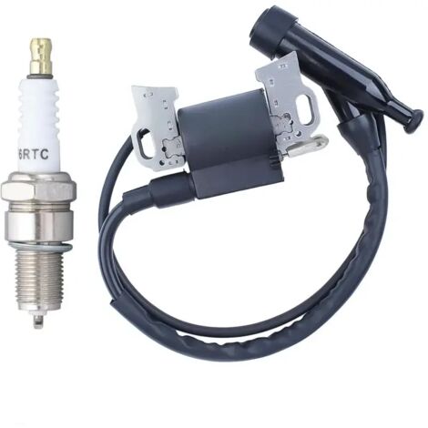 LinDuxe Bobine d'allumage GX390 pour Honda GX340 Ensemble de bobine d'allumage GX390 compatible avec les générateurs de moteurs Predator 420cc 301cc GX270 GX340 339cc 389cc 439cc 9 11 13 15 hp (1/4)