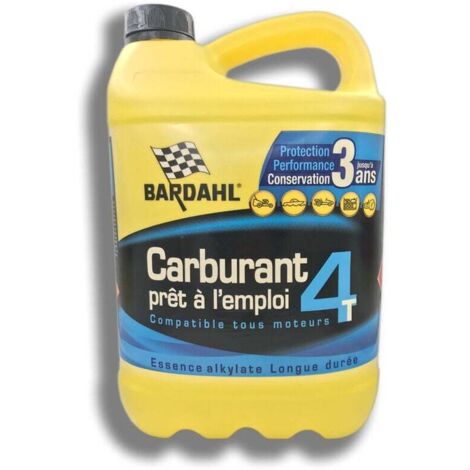 Bardahl – Carburant 4 Temps prêt à l'emploi 5L – Compatible tous moteurs – Démarrage rapide – Réduit l'entretien et les pannes
