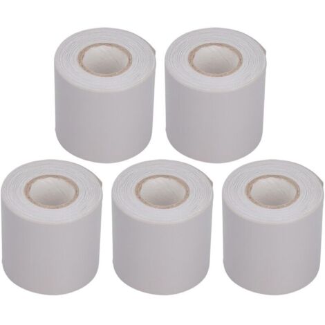Lot de 5 rubans d'étanchéité pour conduits de climatisation, tuyaux en cuivre, PVC, isolation pour climatiseur, ruban résistant à la traction, largeur 60 mm