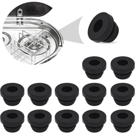 12 embouts en caoutchouc antirouille pour réchauds de camping Dometic, 5 mm (1/4)