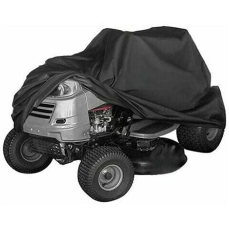 Housse de tondeuse à gazon, capot de tracteur tondeuse, imperméable, housse anti-poussière pour tondeuse à gazon, housse de protection résistante aux UV (1/4)