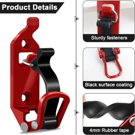 Support Pelle Galerie Toit Voiture - 4 Pièces Pinces Métal Caoutchouc Pour Camion Bateau