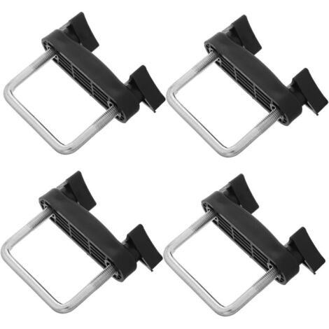Clips de fixation pour barres de toit (4 pièces), kit de fixation rapide pour barres transversales, accessoires pour coffre de toit, installation facile (1/4)