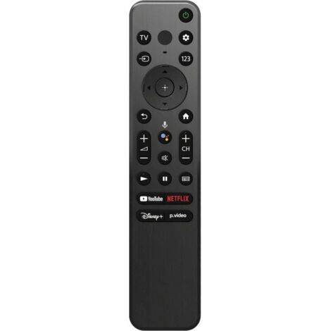 Télécommande vocale de remplacement pour téléviseurs Sony, compatible avec les Smart TV Sony et les téléviseurs Sony Bravia, pour tous les téléviseurs intelligents Sony 4K UHD LED LCD HD.