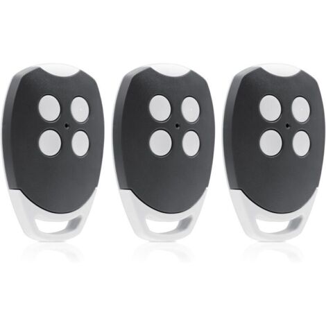 3 pièces de rechange télécommande Ditec, 433,92 MHz 4 canaux, télécommande compatible avec Ditec GOL4, BIXLG4, BIXLP2, BIXLS2