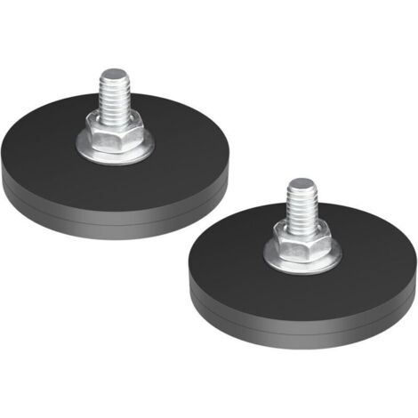 Supports de montage magnétiques M6 5 mm, boulons universels pour barre lumineuse LED, lampe de travail LED, voiture, camion, véhicule tout-terrain 4x4. (1/4)