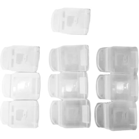 Lot de 10 couvercles anti-poussière pour batteries au lithium 14,4 V-18 V des séries MT1830, 1840, 1850 et 1860 (1/4)