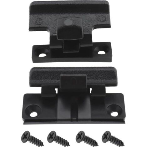 Lot de 2 loquets d'accoudoir de console centrale MR532555 MR532556 compatibles avec Mitsubishi Pajero V73 V75 V77 V93 V97 Montero (plastique)