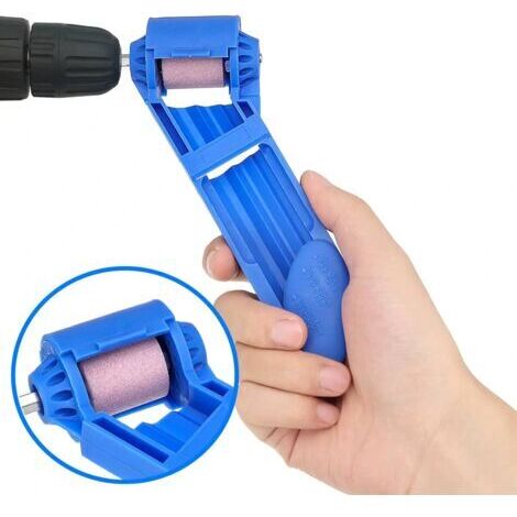 Portable foret affûteur 2-12.5mm corindon meule outil alimenté pour perceuse polissage