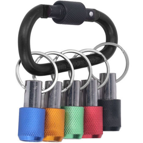 Porte-embouts de tournevis portables en alliage d'aluminium - Porte-embouts de tournevis à changement rapide - Support pour tournevis hexagonal 1/4"