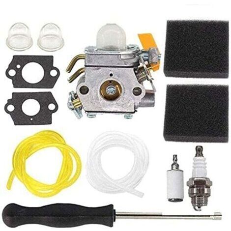 Carburateur avec Filtre à Air pour Taille-Haie 25Cc 26Cc 30Cc 46Cc Pièce Remplacement