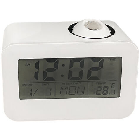 Projection contrlée par le son vocal Réveil LED parlant Snooze Projecteur de date (1/5)