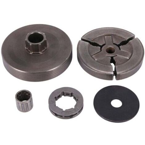 Tambour Embrayage Jante Pignon Roulement Aiguilles Compatible Tronçonneuse Modèles 4500 5200 5800 (1/4)