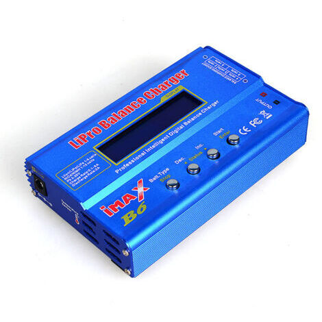 Chargeur LiPo haute performance professionnel et équilibré de 80 W et 6 A pour batteries LiPo/Li-Ion/Life (1–6 S) et NiMH/NiCd (1–15 S). (1/5)