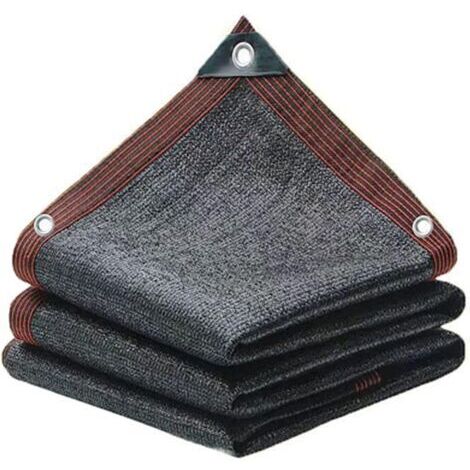 Filet d'ombrage de terrasse 3 x 3 m, auvent de terrasse, protection contre le gel et l'ombre en été, pour terrasse, pelouse, chenil, poulailler (1/5)