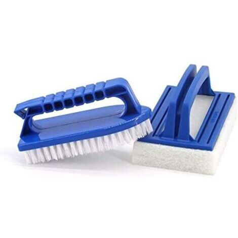 Ensemble d'accessoires de nettoyage pour bain à remous comprenant une brosse de nettoyage, une brosse de nettoyage pour spa et une brosse de nettoyage pour bain à remous (1/5)